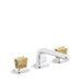 Kallista P24705-GF Per Se Sink Faucet, Gold Flake Knob
