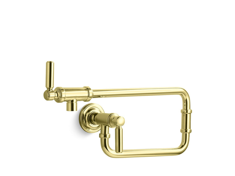 Kallista P23070-00-CP Quincy Wall-Mount Pot Filler
