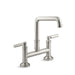Kallista P25001-00-CP Quincy Deck-Mount Bridge Faucet, Lever Handles