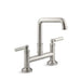 Kallista P25001-00 Quincy Bridge Faucet, Deck Mount