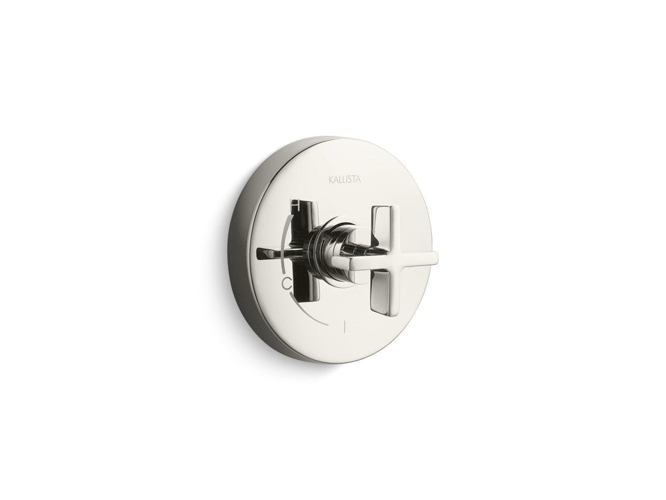 Kallista P24415-CR-CP One Pressure Balance Trim, Cross Handles