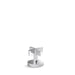 Kallista P24420-CR-CP One Deck-Mount Diverter, Cross Handle