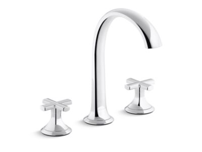 Kallista P25007-CR Script Sink Faucet Arch Spout Crss Hndl