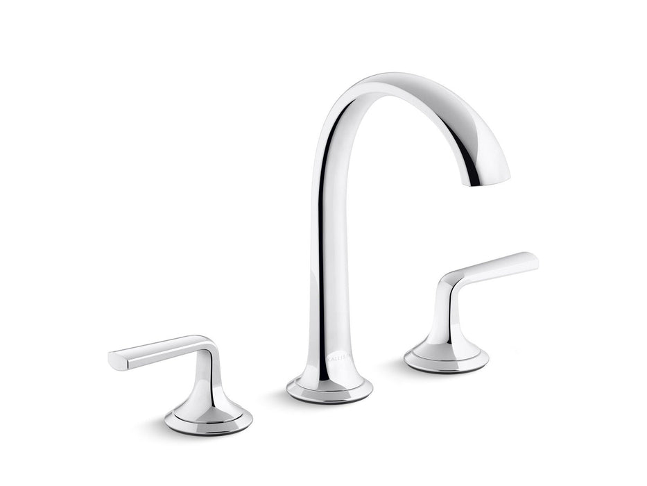 Kallista P25007-LV-BV Script Sink Faucet, Arch Spout, Lever Handles