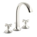 Kallista P25003-CR-BV Script Deck-Mount Bath Faucet with Diverter, Cross Handles