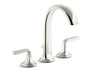 Kallista P25003-LV-BCH Script Deck-Mount Bath Faucet with Diverter, Lever Handles