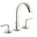 Kallista P25003-LV-BCH Script Deck-Mount Bath Faucet with Diverter, Lever Handles