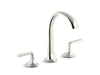 Kallista P25007-LV-BV Script Sink Faucet, Arch Spout, Lever Handles