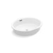 Kallista P74232-WO-0 Perfect Under-mount Sink, Centric Oval with Overflow, Glazed
