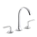 Kallista P25055-FRW Script Snk Fct Arch Spt Enml Frost Wave