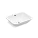 Kallista P74234-WO-0 Perfect Under-mount Sink, Soft Rectangle with Overflow, Glazed