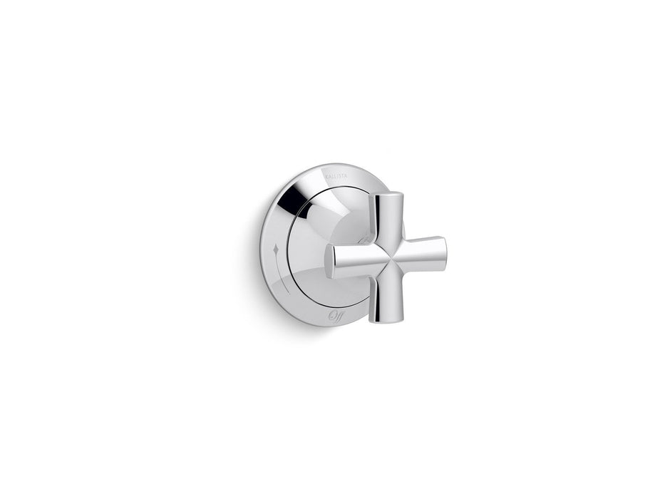 Kallista P25024-CR-BV Script Transfer Trim, Cross Handle