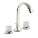 Kallista P25009-CMC-AD Script (TM) Deck-Mount Bath Faucet with Diverter, White Porcelain Knob Handles