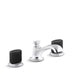 Kallista P25056-CMB Script Sink Faucet, Low Spt, Blk Porc