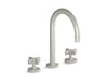 Kallista P24490-CR-CP One Sink Faucet, Gooseneck Spout, Cross Handles