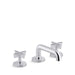 Kallista P24491-CR One Basin Set, Low Spout, Cross Handle