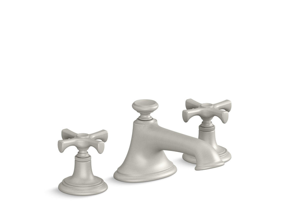 Kallista P24601-CR-ULB Bellis Sink Faucet, Noble Spout, Cross Handles