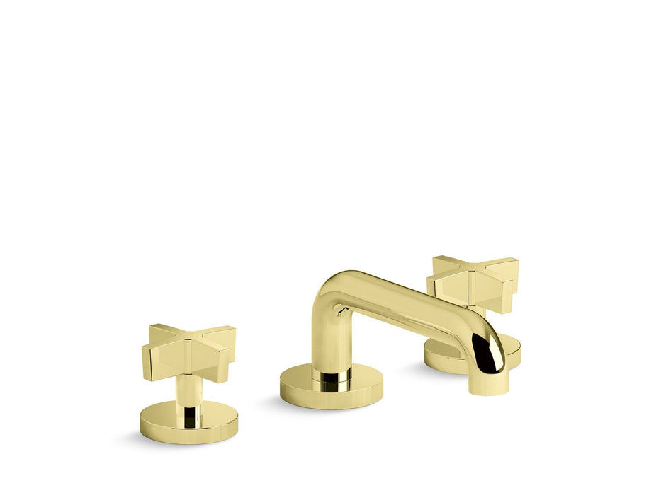 Kallista P24491-CR-CP One Sink Faucet, Low Spout, Cross Handles