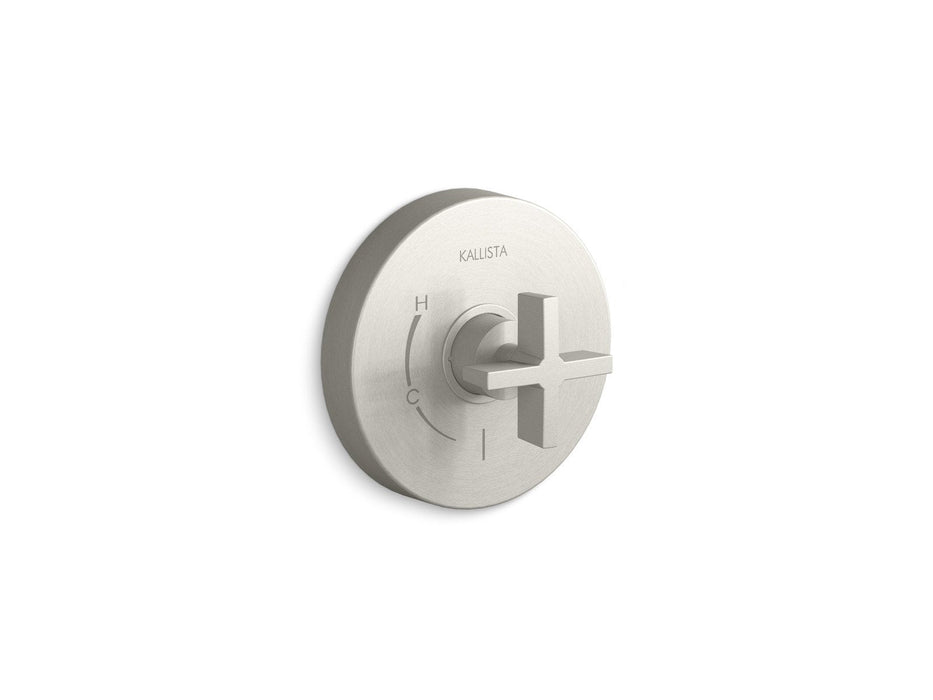 Kallista P24415-CR-CP One Pressure Balance Trim, Cross Handles