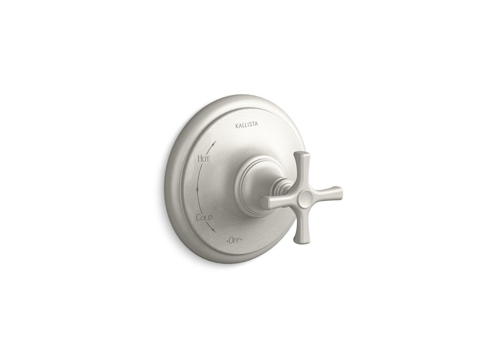 Kallista P24615-CR-ULB Bellis Pressure Balance Trim, Cross Handle