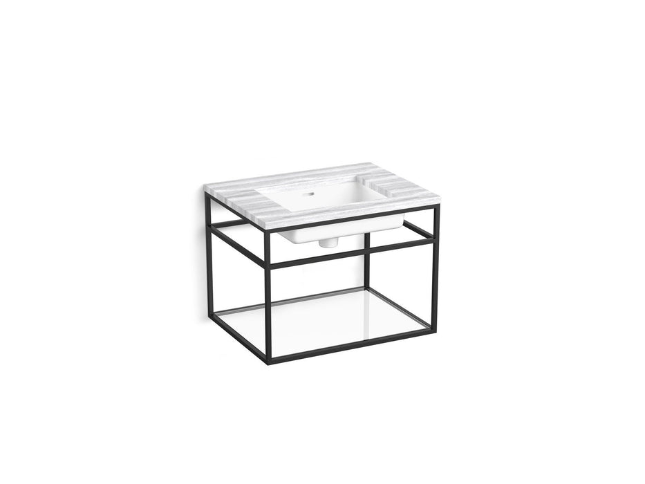 Kallista P78575-00-BL Grid Wall-Hung Console