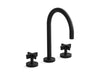 Kallista P24490-CR-CP One Sink Faucet, Gooseneck Spout, Cross Handles