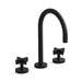 Kallista P24490-CR-CP One Sink Faucet, Gooseneck Spout, Cross Handles