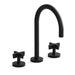 Kallista P24490-CR One Basin Set, Gooseneck, Cross Handle