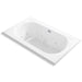 KOHLER K-1418-JHH Memoirs 72" x 42" drop-in whirlpool bath
