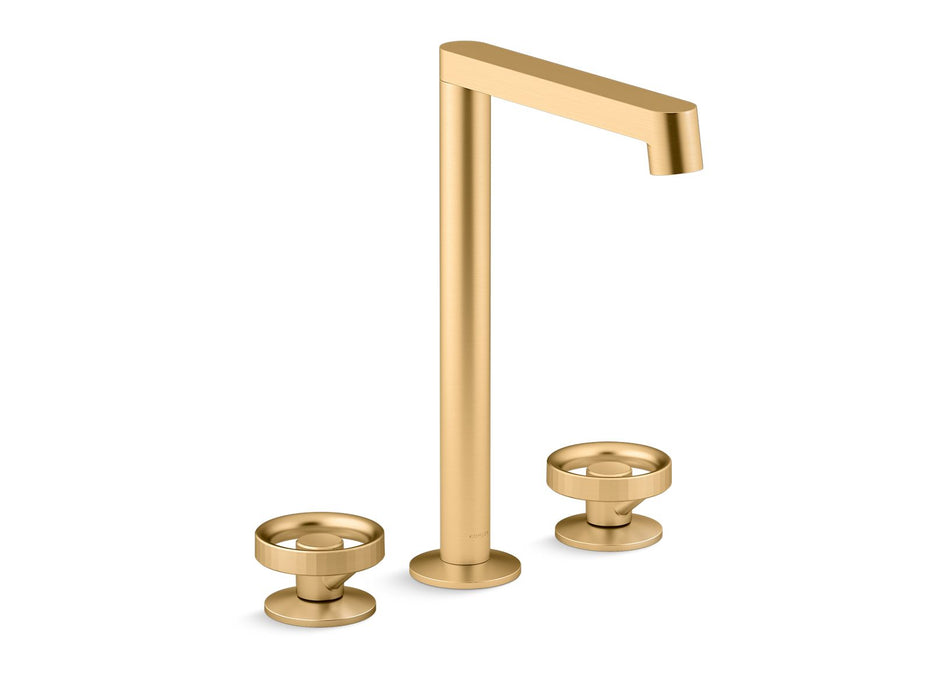 KOHLER K-23887 Components Bathroom sink faucet spout with Row design, 1.2 gpm