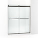 KOHLER K-706015-D3 Levity Sliding shower door, 74" H x 56-5/8 - 59-5/8" W, with 1/4" thick Frosted glass