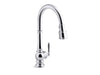KOHLER K-29709-WB Artifacts Touchless pull-down kitchen sink faucet with KOHLER Konnect and three-function sprayhead