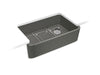 KOHLER Ironridge 34" undermount single-bowl farmhouse kitchen sink