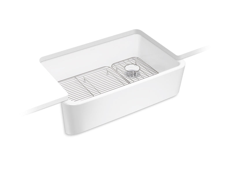 KOHLER Ironridge 34" undermount single-bowl farmhouse kitchen sink