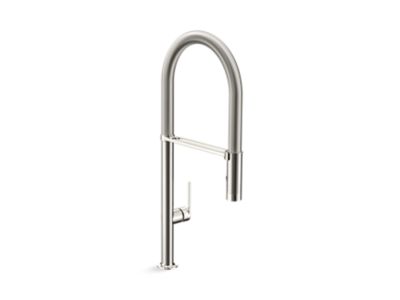 Kallista P23174-SN Juxtapose Semi-Pro Faucet W/ Po Spray