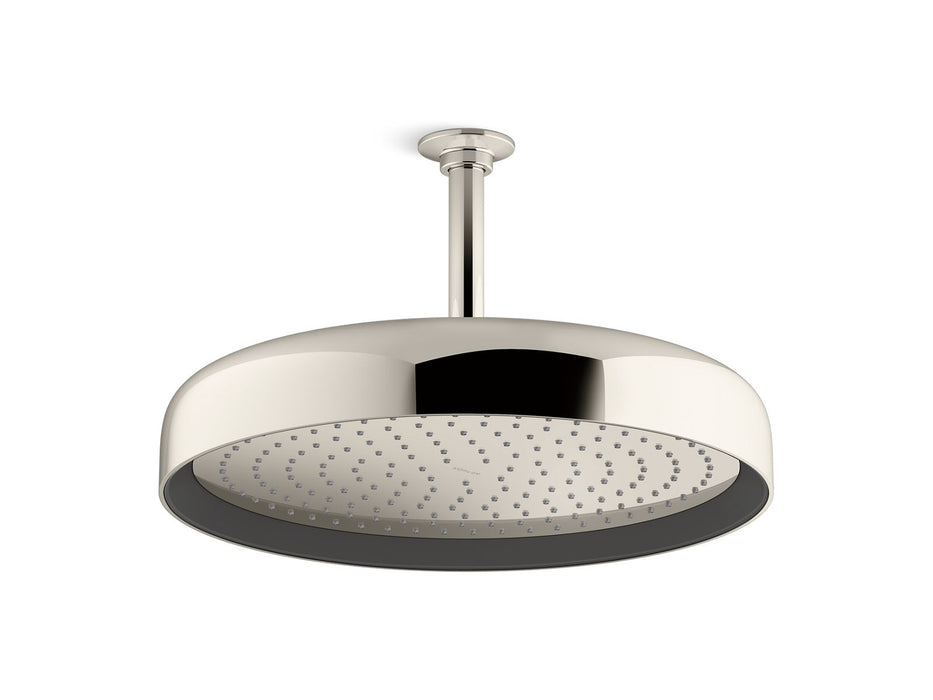 KOHLER Statement Round 14" single-function rainhead, 2.5 gpm