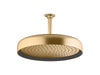 KOHLER Statement Round 14" single-function rainhead, 2.5 gpm