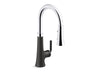 KOHLER K-23764 Tone Pull-down kitchen sink faucet with three-function sprayhead