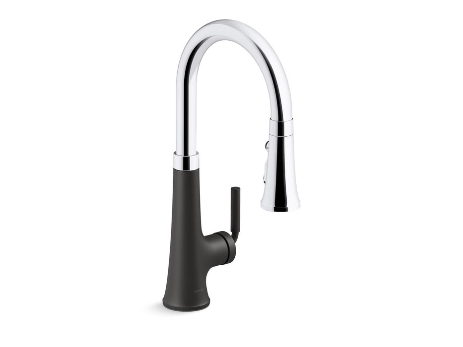 KOHLER K-23764 Tone Pull-down kitchen sink faucet with three-function sprayhead