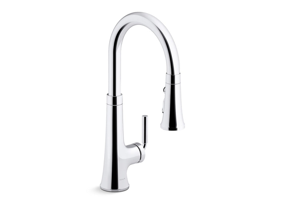 KOHLER K-23764 Tone Pull-down kitchen sink faucet with three-function sprayhead