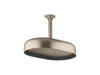 KOHLER K-26293-G Statement Oblong 12" single-function rainhead, 1.75 gpm
