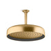 KOHLER Statement Round 12" single-function rainhead, 2.5 gpm