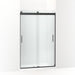 KOHLER K-706008-D3 Levity Sliding shower door, 74" H x 43-5/8 - 47-5/8" W, with 1/4" thick Frosted glass