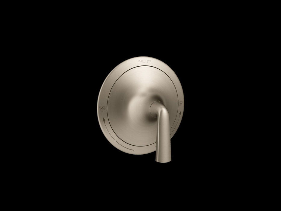 Kallista P25022-LV-BV Script Thermostatic Trim, Lever Handles