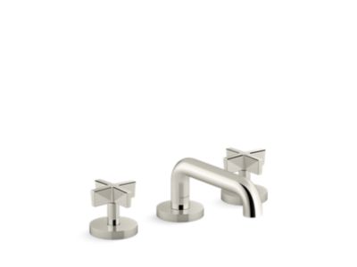 Kallista P24491-CR One Basin Set, Low Spout, Cross Handle