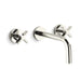 Kallista P21803-CR One Wall Mnt Lav W/Cross & Short Spout