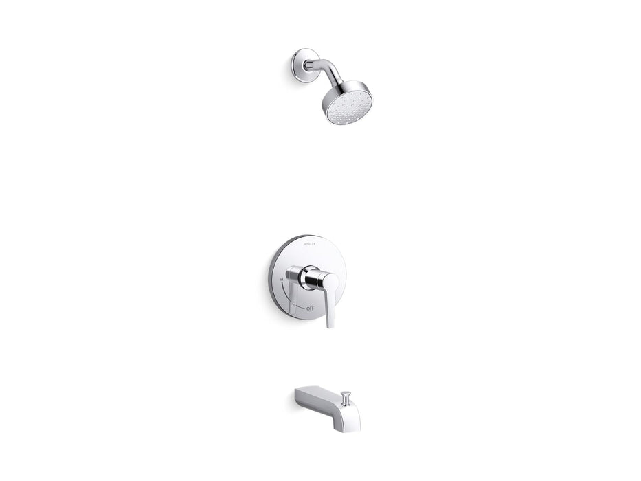 KOHLER K-TS97074-4G Pitch Rite-Temp bath and shower trim kit, 1.75 gpm
