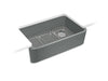 KOHLER Ironridge 34" undermount single-bowl farmhouse kitchen sink