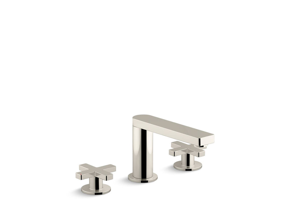 KOHLER K-73060-3 Composed Widespread bathroom sink faucet with Cross handles, 1.2 gpm