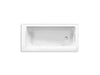 KOHLER K-1949-H Archer 66" x 32" drop-in heated whirlpool bath